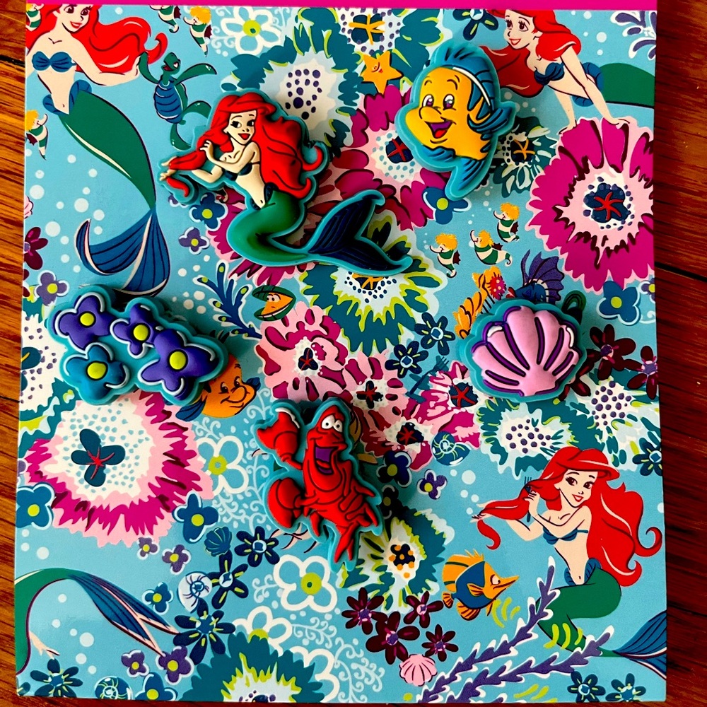 Vera Bradley Crocs Little Mermaid Jibbitz
